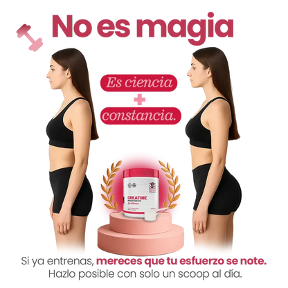 CREATINA MONOHIDRATADA + COLÁGENO PARA MUJERES