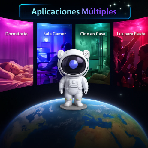 PROYECTOR ASTRONAUTA GALÁCTICO – ASTROGLOW™