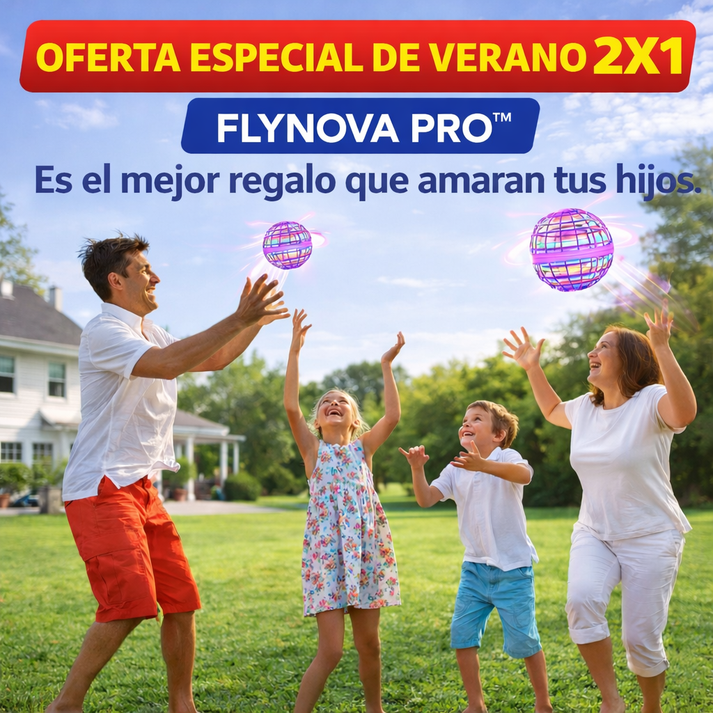 FLYNOVA PRO™ - MINI-DRON SPINNER VOLADOR