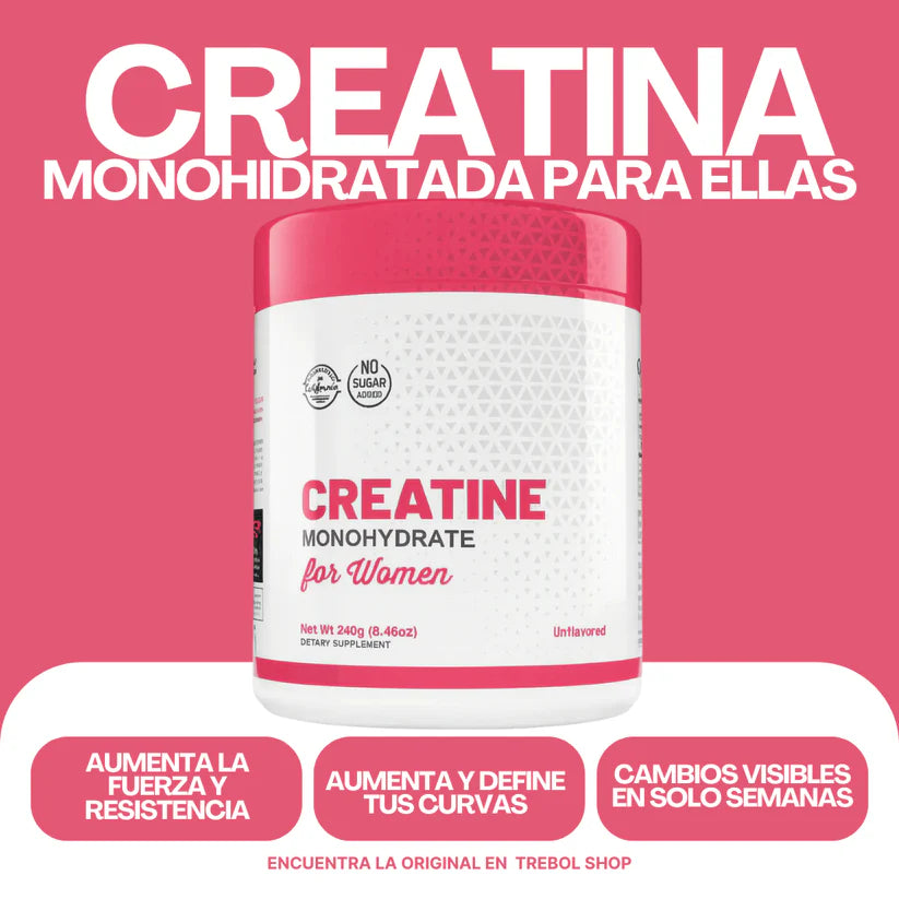 CREATINA MONOHIDRATADA + COLÁGENO PARA MUJERES